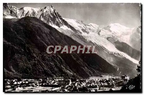 Cartes postales Chamonix Mont Blanc de l'Aiguille du Plan a l'Aiguille du Gouter