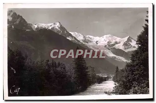 Cartes postales Chamonix Mont Blanc L'Arve et le Mont Blanc