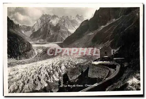 Cartes postales La Mer de Glace Chamonix