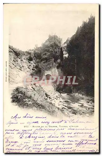 Cartes postales Route de la Dhanse Tunnel d'Aulps