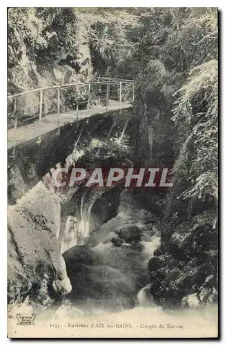 Ansichtskarte AK Environs d'Aix les Bains Gorges du Sierroz