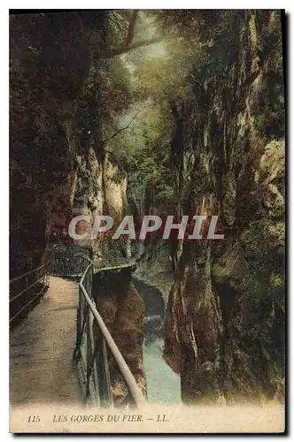 Cartes postales Les Gorges du Fier