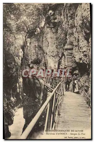 Ansichtskarte AK Sites Pittoresques de Savoie Environs d'Annecy Gorges du Fier