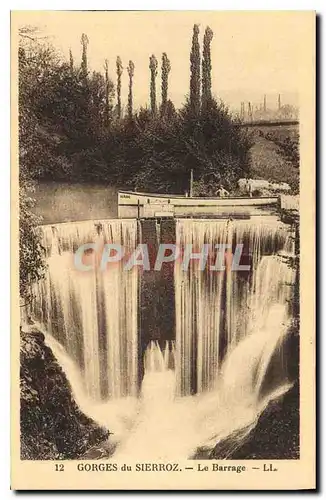 Cartes postales Gorges du Sierroz Le Barrage