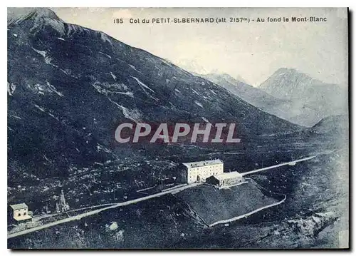 Ansichtskarte AK Col du Petit St Bernard au fond le Mont Blanc