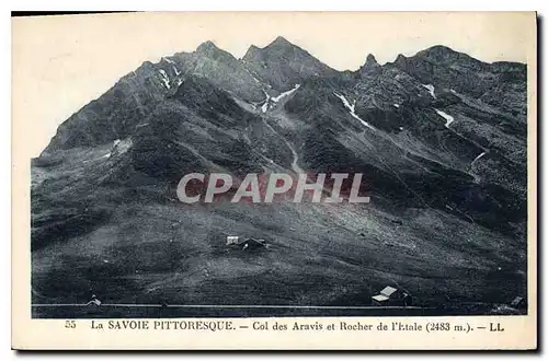 Cartes postales La Savoie Pittoresque Col des Aravis et Rocher de l'Etale