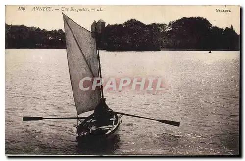 Cartes postales Annecy Une Barquette