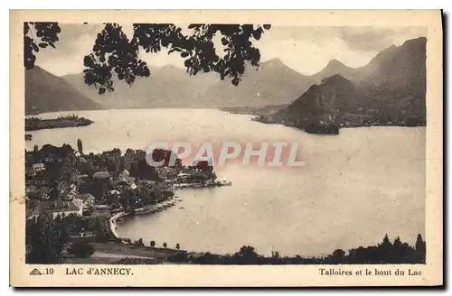 Cartes postales Lac d'Annecy Talloires et le bout du Lac