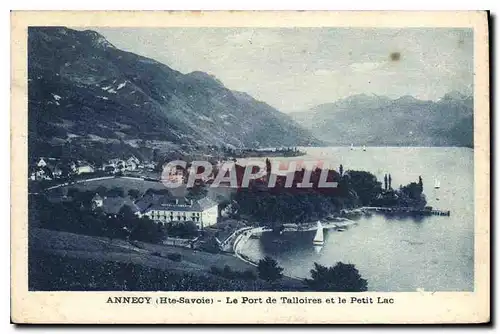 Cartes postales Annecy Haute Savoie Le Port de Talloires et le Petit Lac