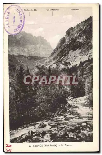 Cartes postales Servoz Haute Savoie La Diosaz