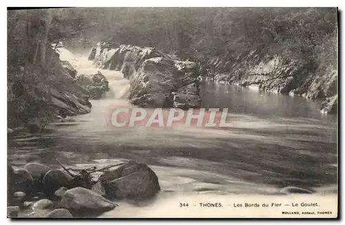 Cartes postales Thones Les Bords du Fier Le Goulet