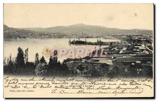 Cartes postales Panorama d'Annecy