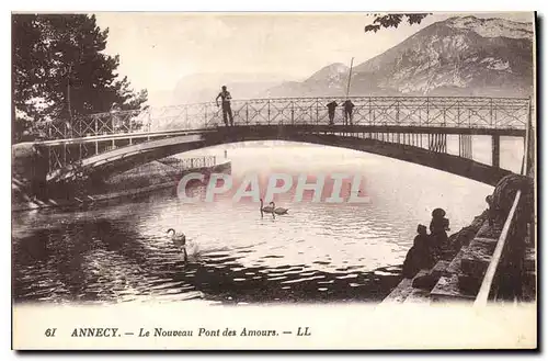 Cartes postales Annecy Le Nouveau Pont des Amours