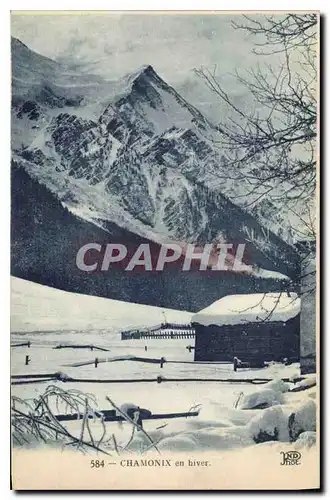 Cartes postales Chamonix en Hiver