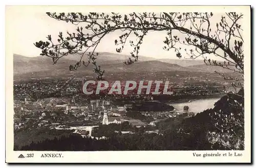 Ansichtskarte AK Annecy Vue generale et le Lac