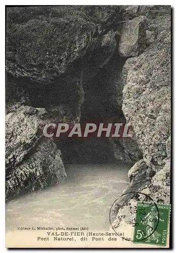 Cartes postales Val de Fier Haute Savoie Pont Naturel dit Pont des Fee