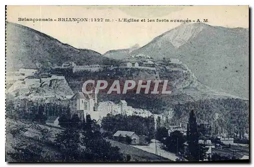 Ansichtskarte AK Brianconnais Briancon L'Eglise et les forts avances