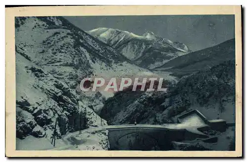 Ansichtskarte AK Briancon en Hiver Hautes Alpes Pont Asfeld Fort des Salettes le Chaberton