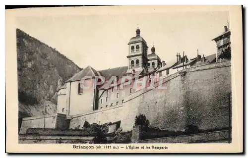 Ansichtskarte AK Briancon L'Eglise et les Remparts