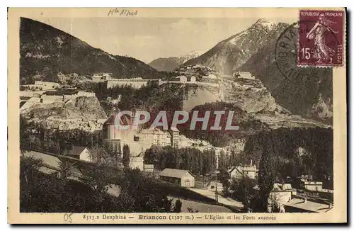 Ansichtskarte AK Dauphine Briancon L'Eglise et les Forts Avances