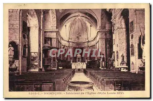 Cartes postales Briancon Interieur de l'Eglise