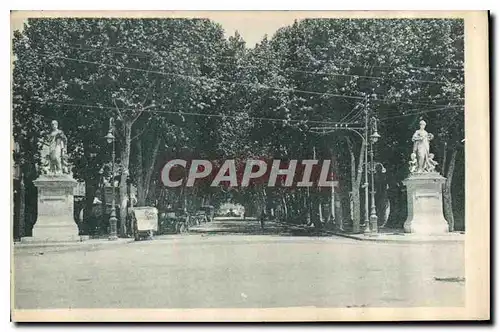 Cartes postales Aix en Provence Entree du Cours Mirabeau