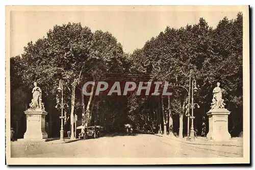 Cartes postales Aix en Provence B du R Cours Mirabeau