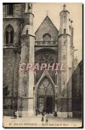 Ansichtskarte AK Aix en Provence Eglise Saint Jean de Maite