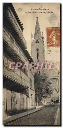 Ansichtskarte AK Aix en Provence Eglise Saint Jean de Malte