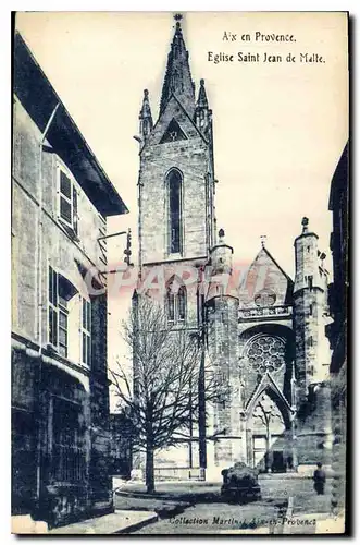 Ansichtskarte AK Aix en Provence Eglise Saint Jean de Malte