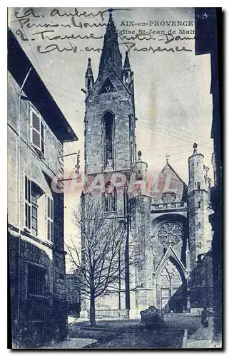 Ansichtskarte AK Aix en Provence Eglise Saint Jean de Malte