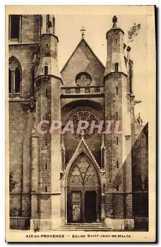 Ansichtskarte AK Aix en Provence Eglise Saint Jean de Malte