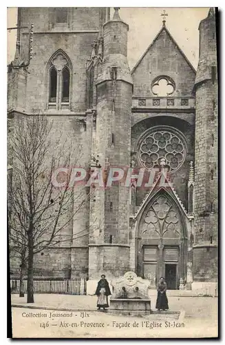 Cartes postales Aix en Provence Facade de l'Eglise St Jean