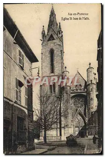 Ansichtskarte AK Aix en Provence Eglise St Jean de Malte