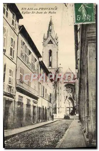 Ansichtskarte AK Aix en Provence Eglise St Jean de Malte