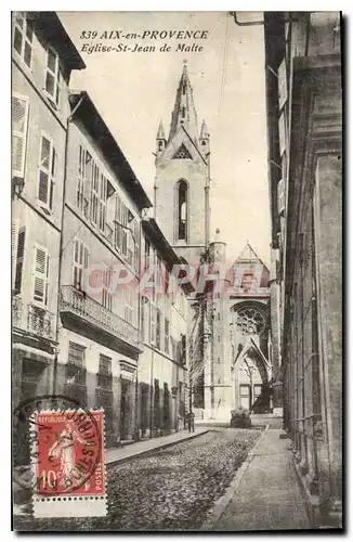 Cartes postales Aix en Provence Eglise St Jean de Malte