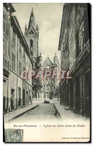 Ansichtskarte AK Aix en Provence Eglise de Saint Jean de Malte