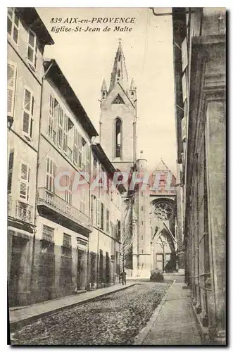 Ansichtskarte AK Aix en Provence Eglise St Jean de Malte