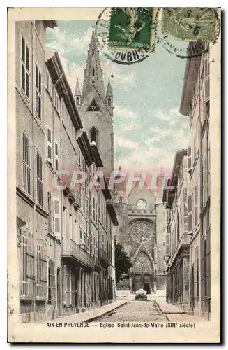 Cartes postales Aix en Provence Eglise Saint Jean de Malte