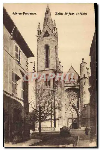 Ansichtskarte AK Aix en Provence Eglise St Jean de Malte