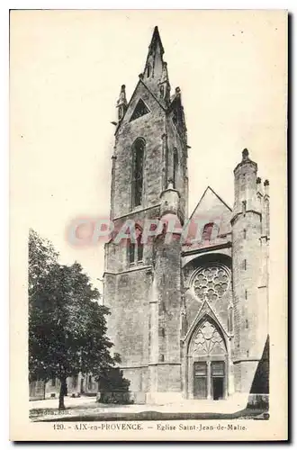 Ansichtskarte AK Aix en Provence Eglise Saint Jean de Malte