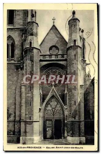 Ansichtskarte AK Aix en Provence Eglise Saint Jean de Malte