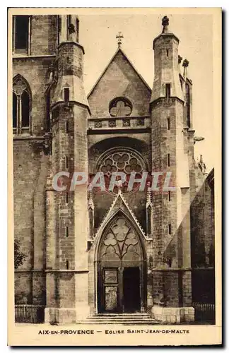 Ansichtskarte AK Aix en Provence Eglise Saint Jean de Malte