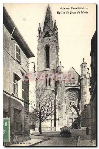 Ansichtskarte AK Aix en Provence Eglise St Jean de Malte