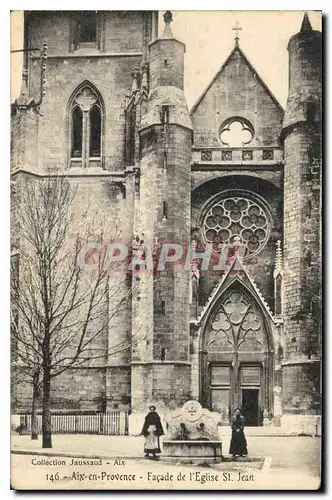 Cartes postales Aix en Provence Facade de l'Eglise St Jean