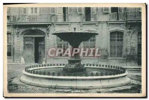 Cartes postales Aix en Provence Fontaine d'Albertas