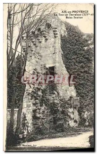 Cartes postales Aix en Provence La Tour de Tourreluco Bains Sextius
