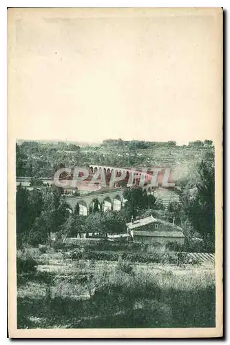 Cartes postales Aix en Provence Viaduc du Coton Rouge Ligne d'Aix a Marseille