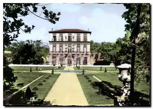 Ansichtskarte AK Aix en Provence Bouches du Rhone Pavillon de Vendome Facade principale et le Jardin a le Francai