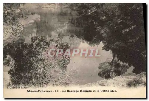 Ansichtskarte AK Aix en Provence Le Barrage Romain et la Petite Mer